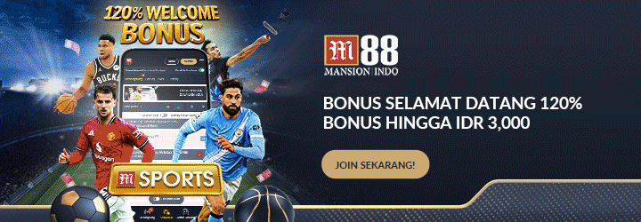 Animasi banner promosi M88 msports yang menampilkan odds terbaik untuk pertandingan sepak bola langsung